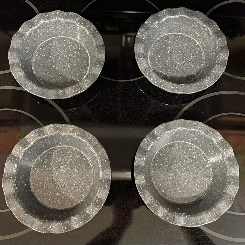 Curtis Stone 4 Mini Pie/Dura Non-Stick Pans